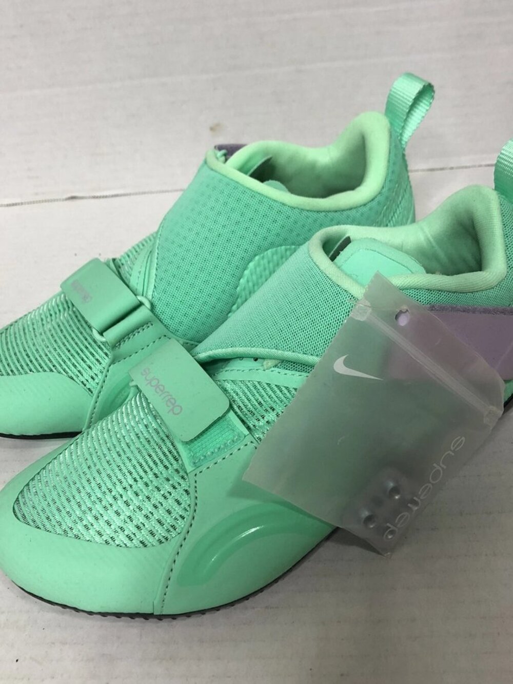 Nike SuperRep Cycle Green Glow Infinite Lilac CJ0775-305 Women's Cycling Shoes - Picture 8 of 8